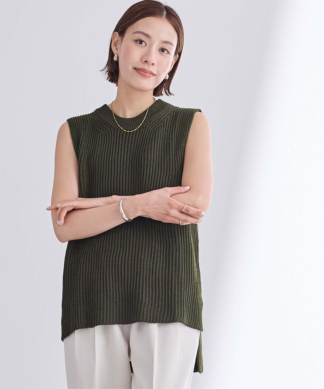 ur's「ローゲージニットベスト」|ニット・セーター|