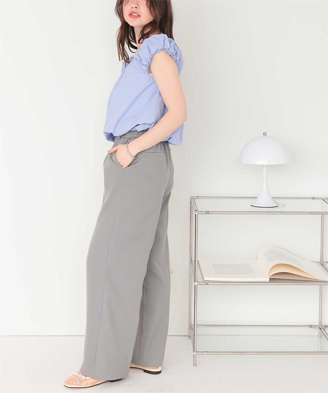 titivate「クロップドバルーンシルエットトップス」|シャツ・ブラウス|