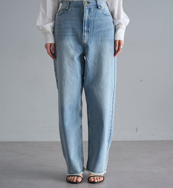 「《リバイバル》【低身長/高身長対応】タテストレッチ足長デニムパンツ」|その他|