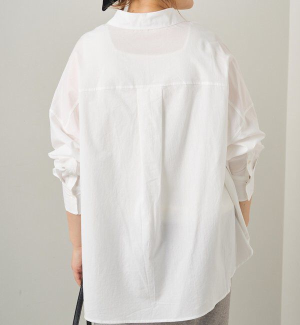  「リヨセルコットンオーバーシャツ」|シャツ・ブラウス|