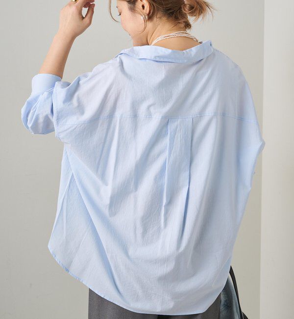  「リヨセルコットンオーバーシャツ」|シャツ・ブラウス|