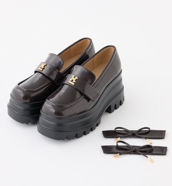  「【２WAY仕様】マイナス3キロ見え厚底ローファー」|その他|ダークブラウン