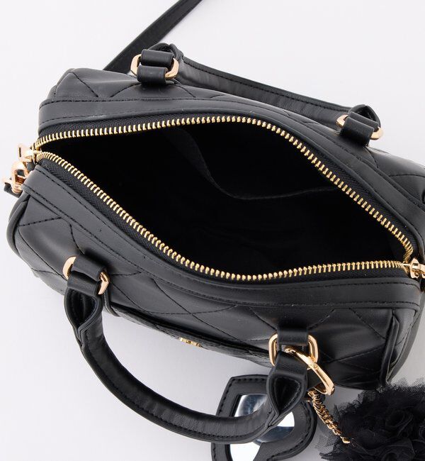  「ハートチャーム付きミニボストンバック」|ショルダー・メッセンジャー|