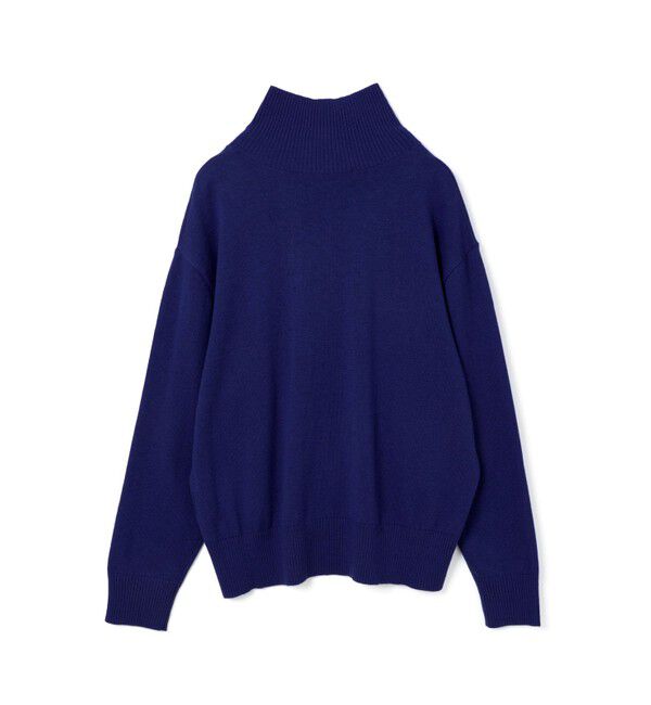 mizuiro ind「mizuiro ind ボタン付きハイネックプルオーバー」|ニット・セーター|