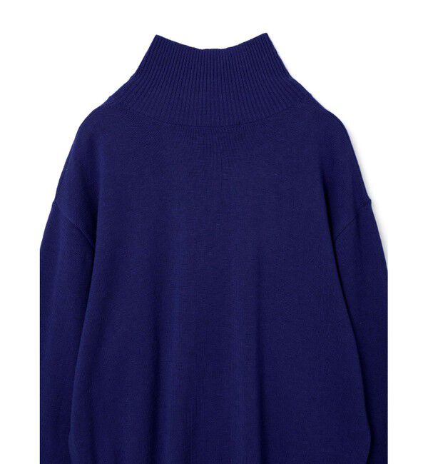 mizuiro ind「mizuiro ind ボタン付きハイネックプルオーバー」|ニット・セーター|