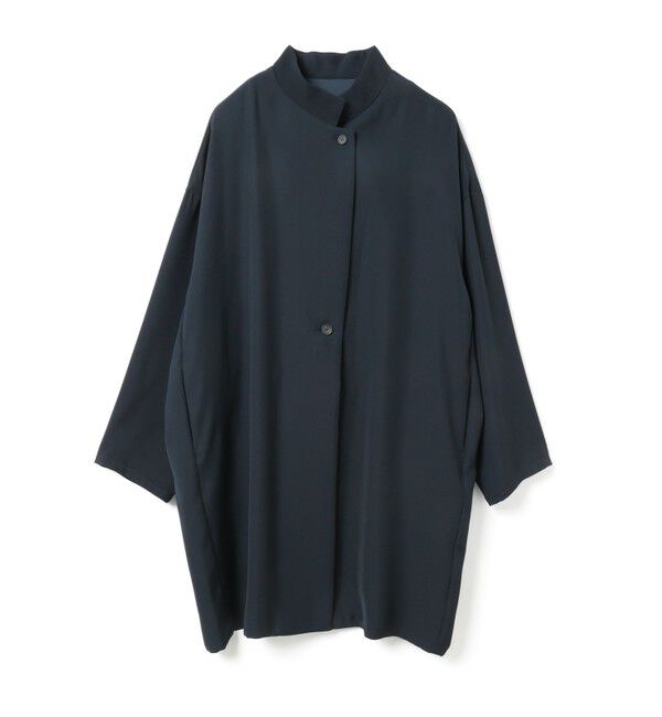 mizuiro ind「mizuiro ind スタンドカラーワイドジャケット」|その他|ネイビー