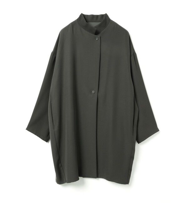 mizuiro ind「mizuiro ind スタンドカラーワイドジャケット」|その他|ダークグレー