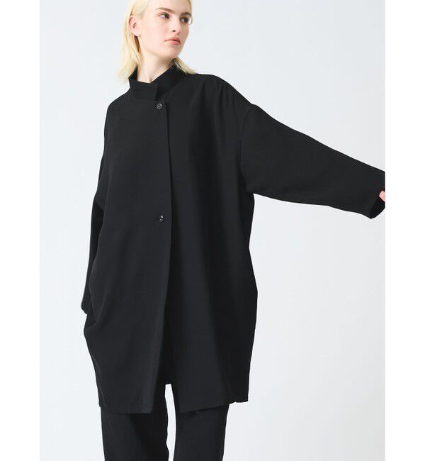 mizuiro ind「mizuiro ind スタンドカラーワイドジャケット」|その他|