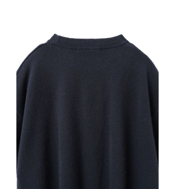 mizuiro ind「mizuiro ind クルーネックワイドチュニック」|ニット・セーター|