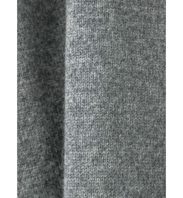 mizuiro ind「mizuiro ind クルーネックワイドチュニック」|ニット・セーター|