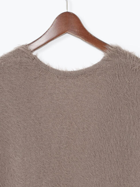 Te chichi「シャギーペプラムニットベスト」|ニット・セーター|