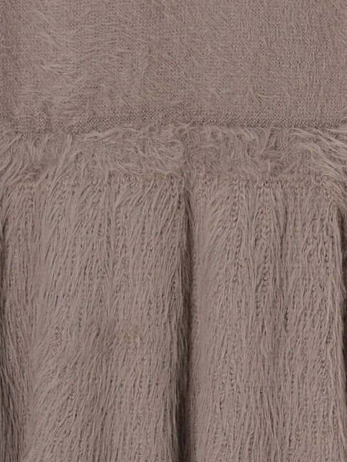 Te chichi「シャギーペプラムニットベスト」|ニット・セーター|