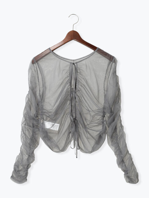 Te chichi「チュールギャザー2wayブラウス」|シャツ・ブラウス|