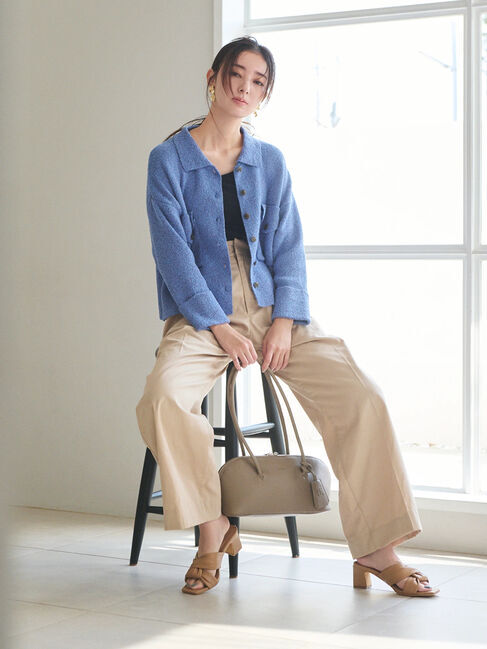 Te chichi「【宮本茉由着用】タックチノパンツ」|その他|ベージュ