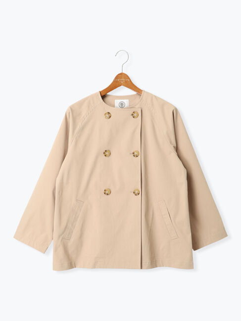 Lugnoncure「【撥水/防花粉】ノーカラーショートコート」|その他|