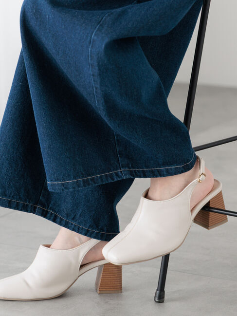 Te chichi TERRASSE「チャンキーヒールバックバンドミュール《2025spring catalog item》」|その他|