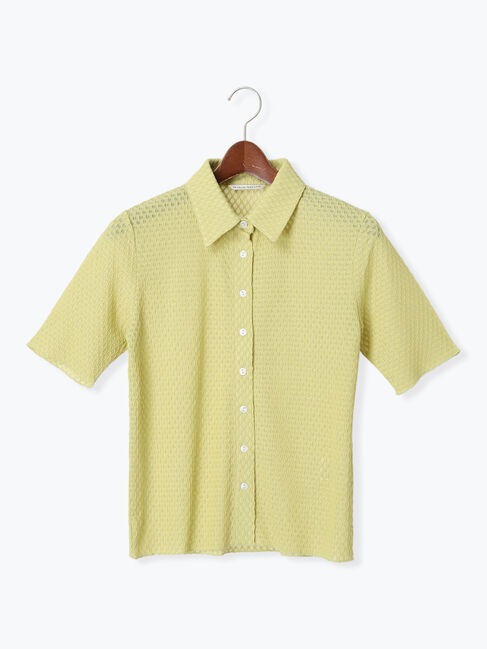 Te chichi TERRASSE「シャーリング衿付きカーディガン《2025summer catalog item》」|カーディガン|