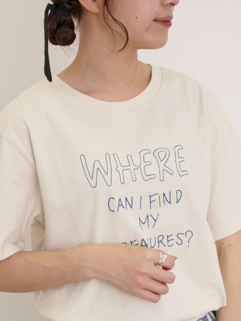 Samansa Mos2「[リサイクルコットン]柄アソートTシャツ」|Tシャツ・カットソー|キナリ