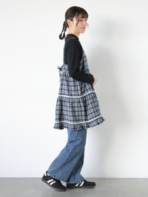 Samansa Mos2「はしごレースティアードキャミチュニック」|シャツ・ブラウス|