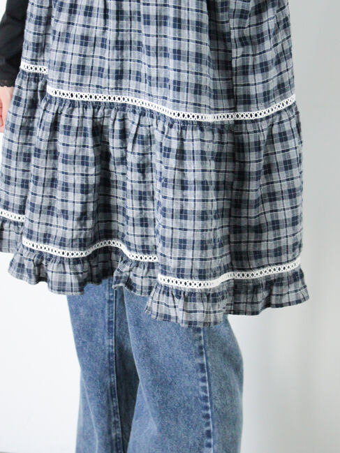 Samansa Mos2「はしごレースティアードキャミチュニック」|シャツ・ブラウス|