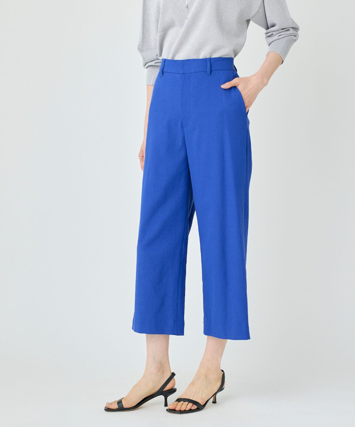 7-IDconcept.「ワイドクロップトパンツ」|その他|