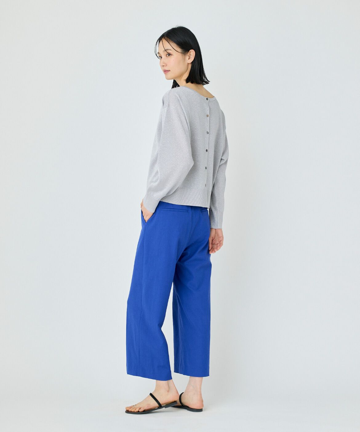 7-IDconcept.「ワイドクロップトパンツ」|その他|