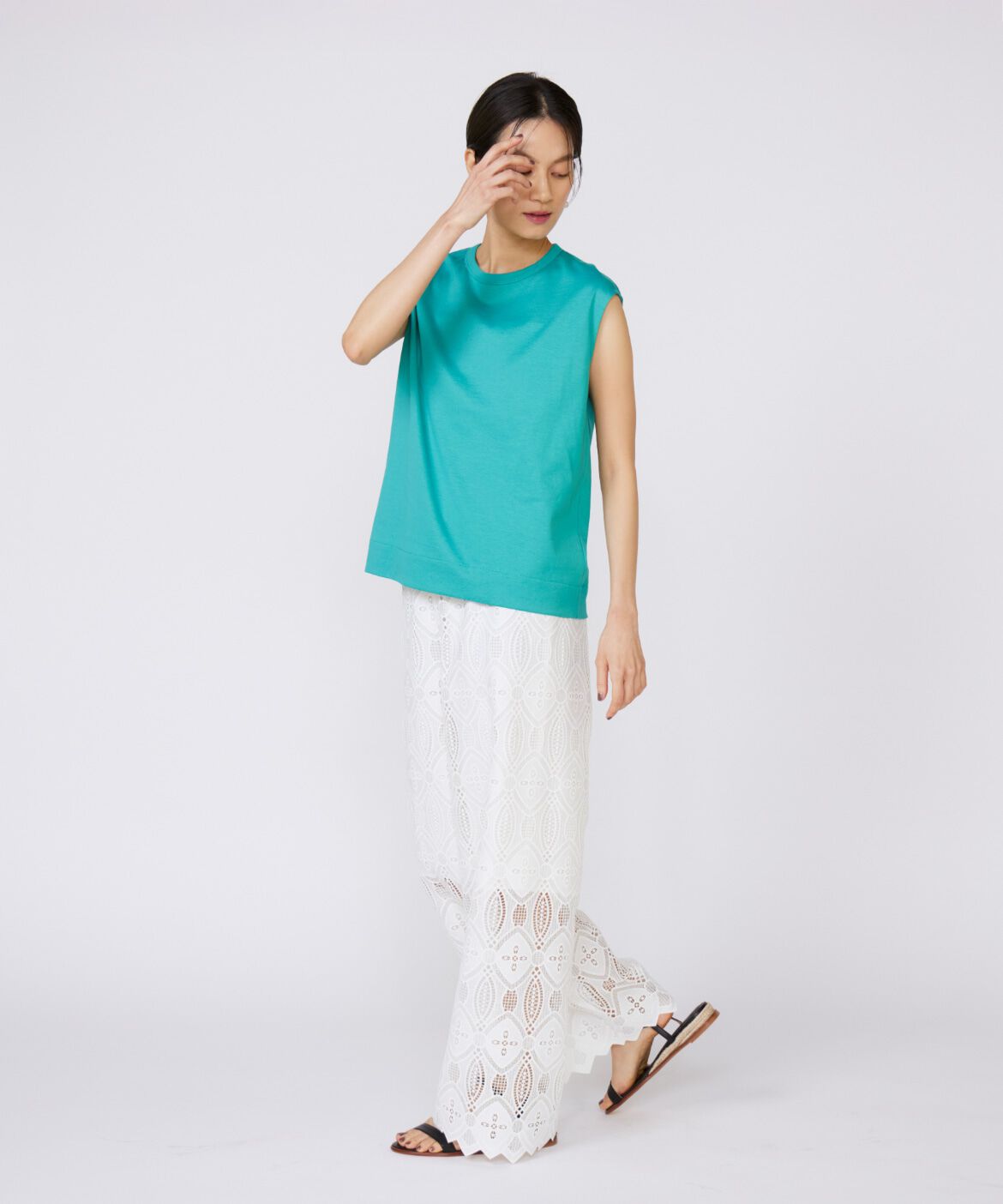 INED「《大きいサイズ》レースパンツ」|その他|