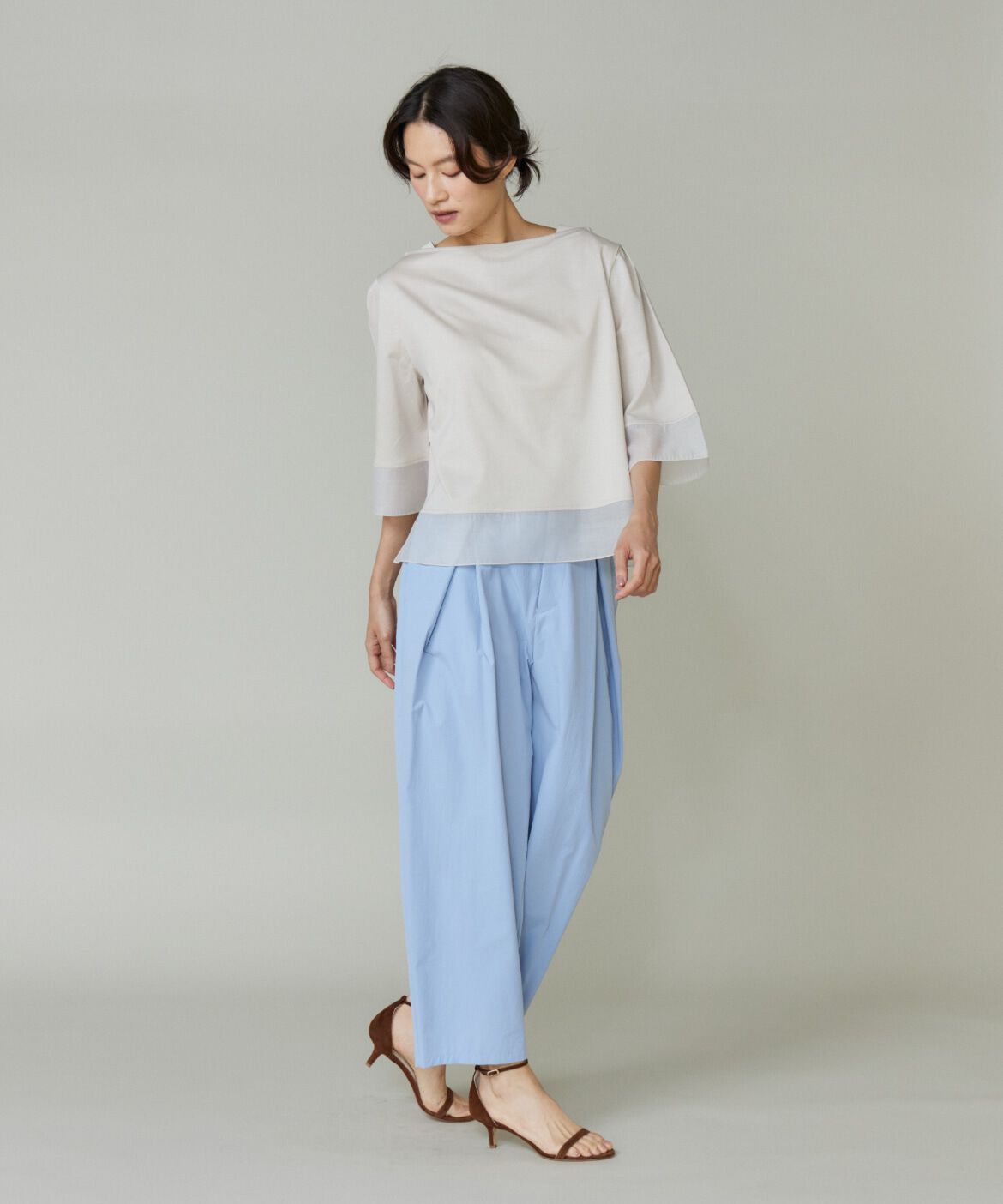 DAY by DAY it&rsquo;s international「バレルシルエットカーヴィパンツ」|スラックス|