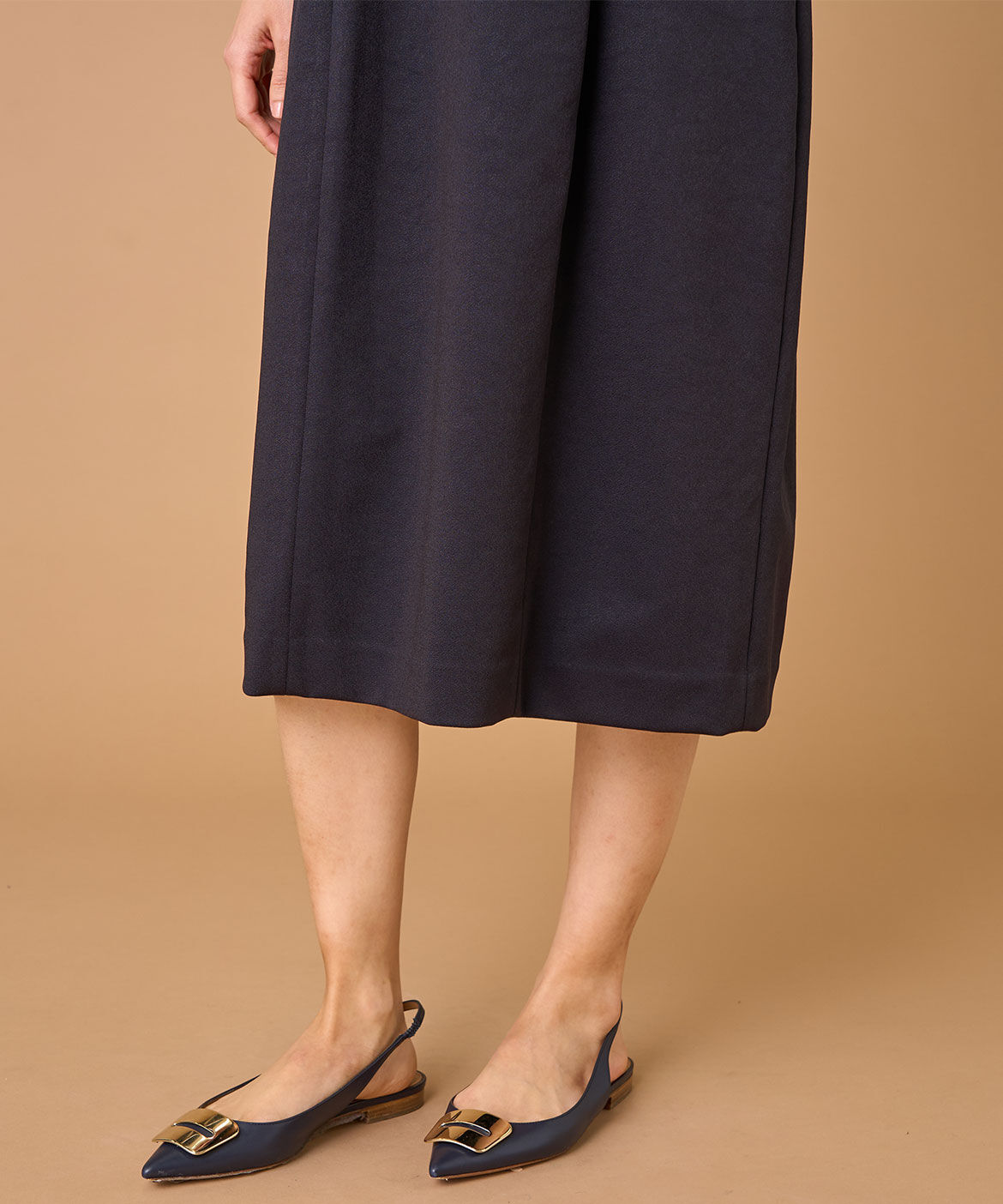 INED「《大きいサイズ》キーネックワンピース」|ワンピース|