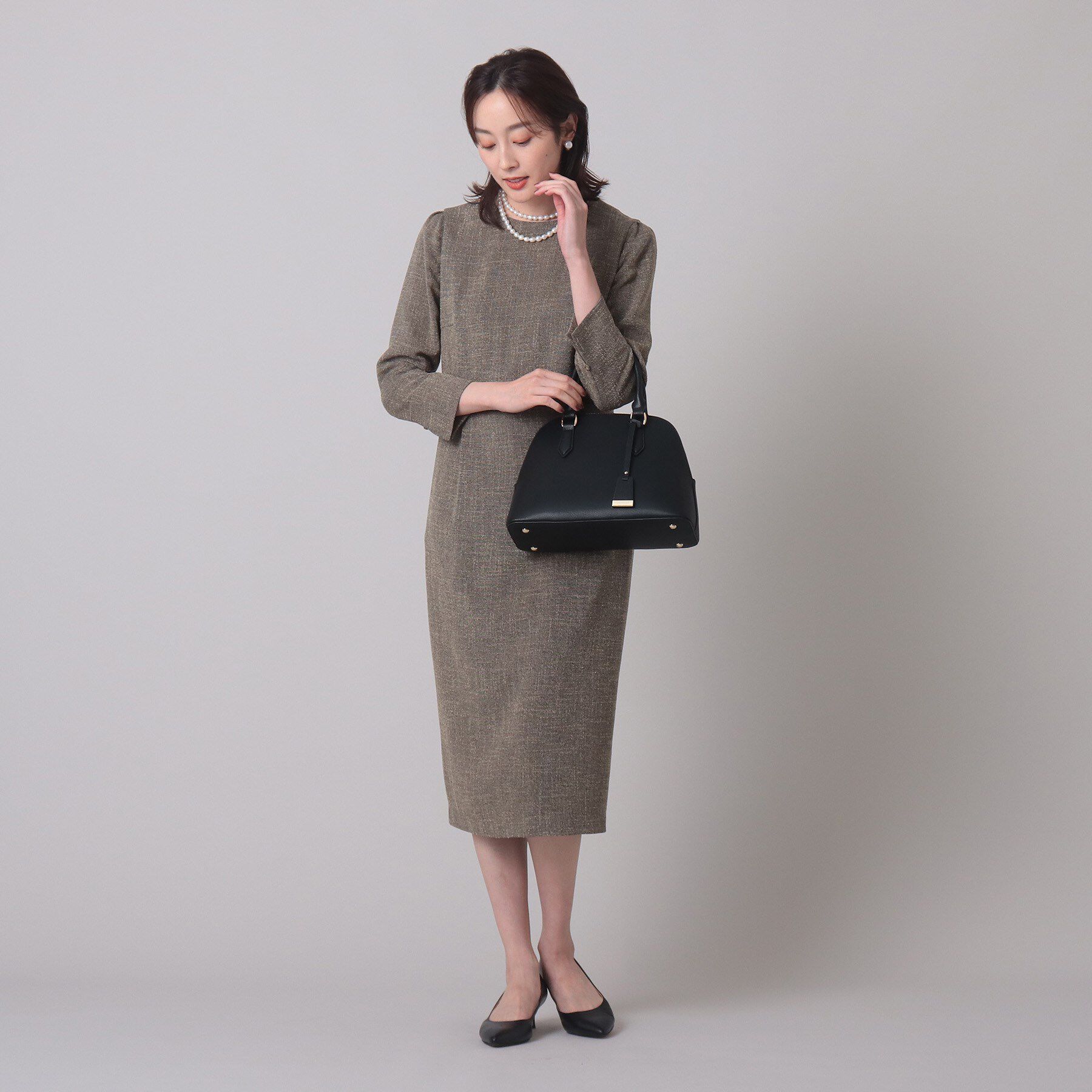 UNTITLED「【追加8/名品】2WAYポケットボストンバッグ」|ハンドバッグ|