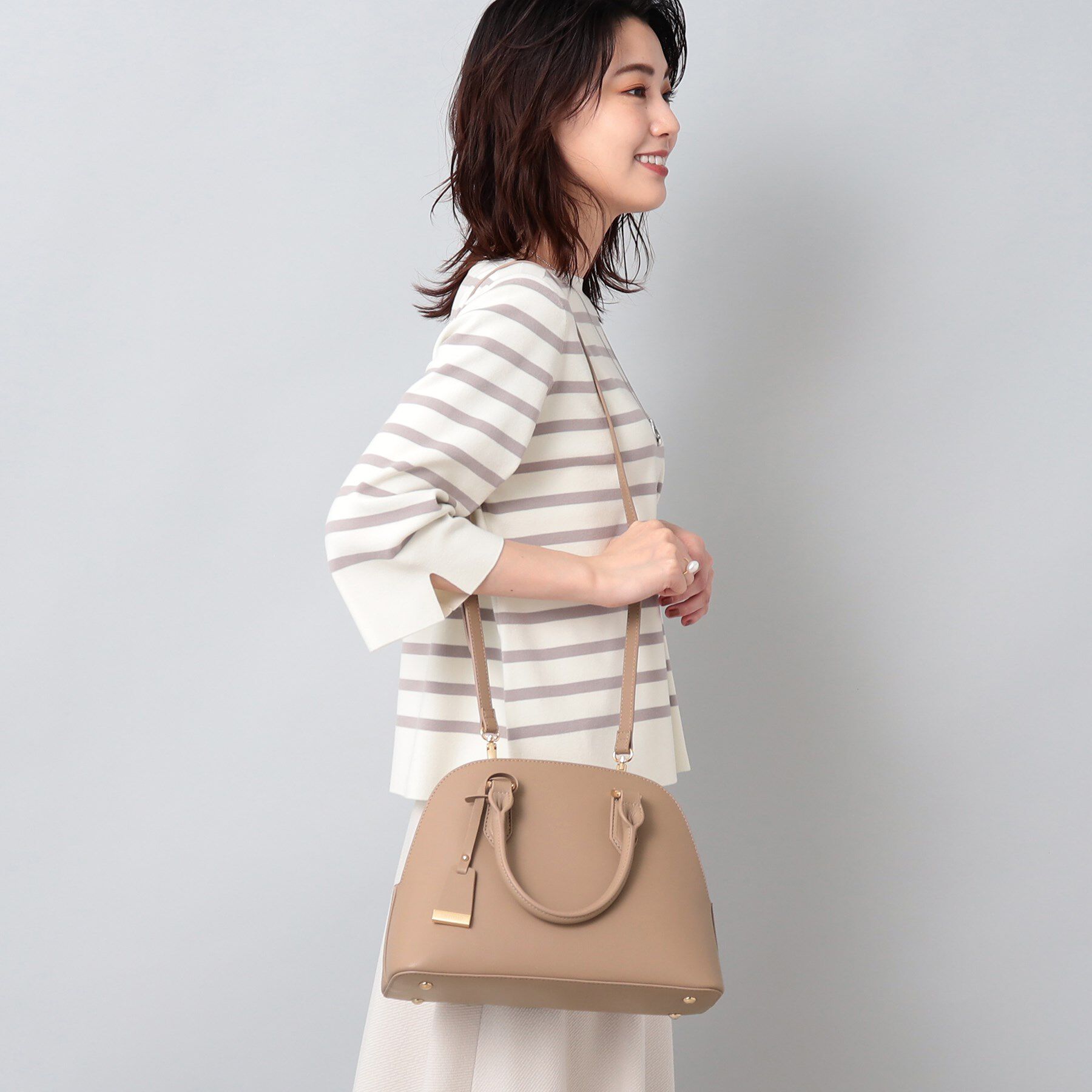 UNTITLED「【追加8/名品】2WAYポケットボストンバッグ」|ハンドバッグ|