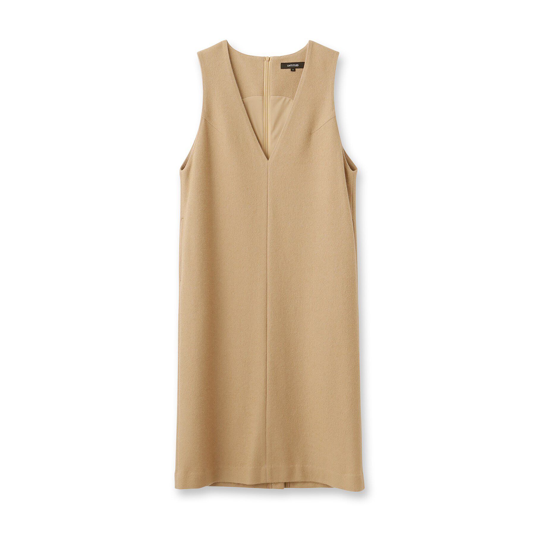 UNTITLED「【きれいめ/ポケット付】ブークレジャンパースカート」|ワンピース|