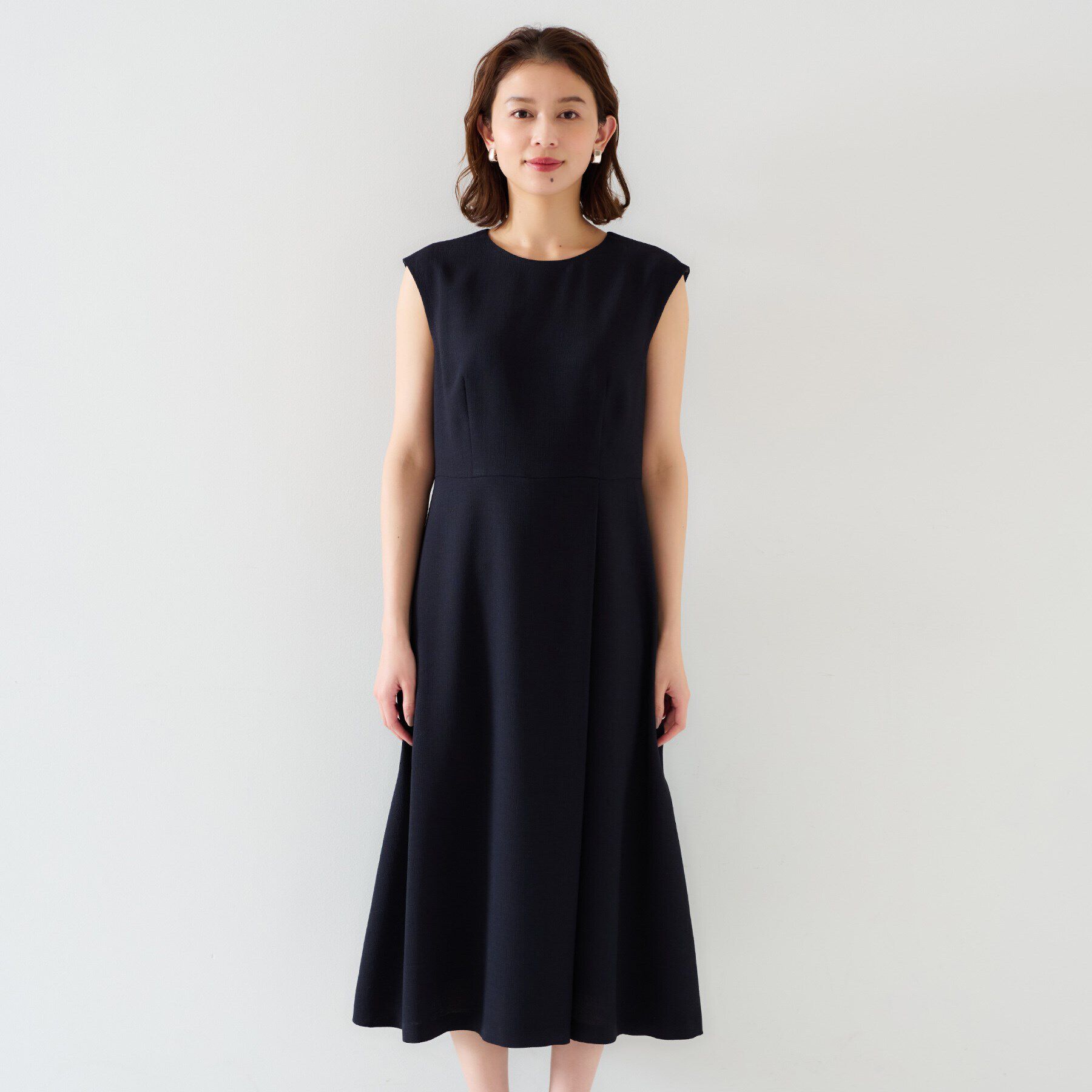 UNTITLED「【セットアップ可/きれいめ】ドライタッチワンピース」|ワンピース|