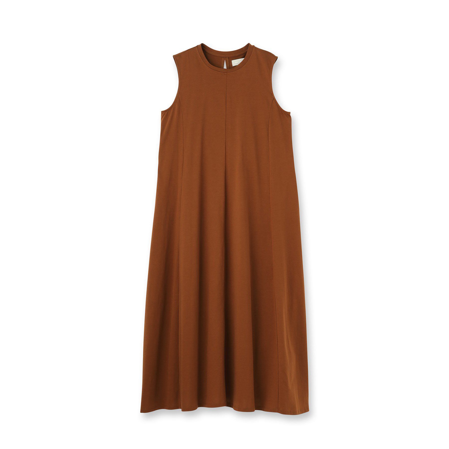 UNTITLED「【Audrey and John Wad】クルーネックノースリーブフレアワンピース」|ワンピース|