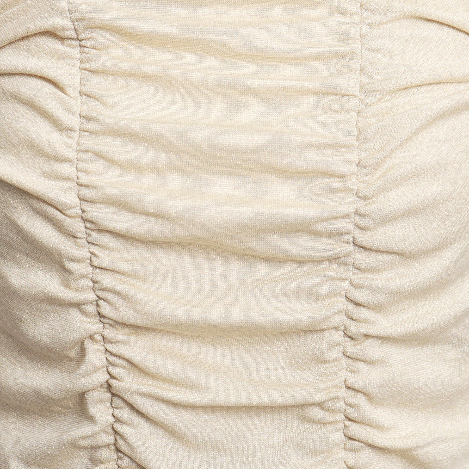 COUP DE CHANCE「新色追加【洗える/日本製/ジャケットインナーにおすすめ】華やかギャザーラメジャージ」|Tシャツ・カットソー|