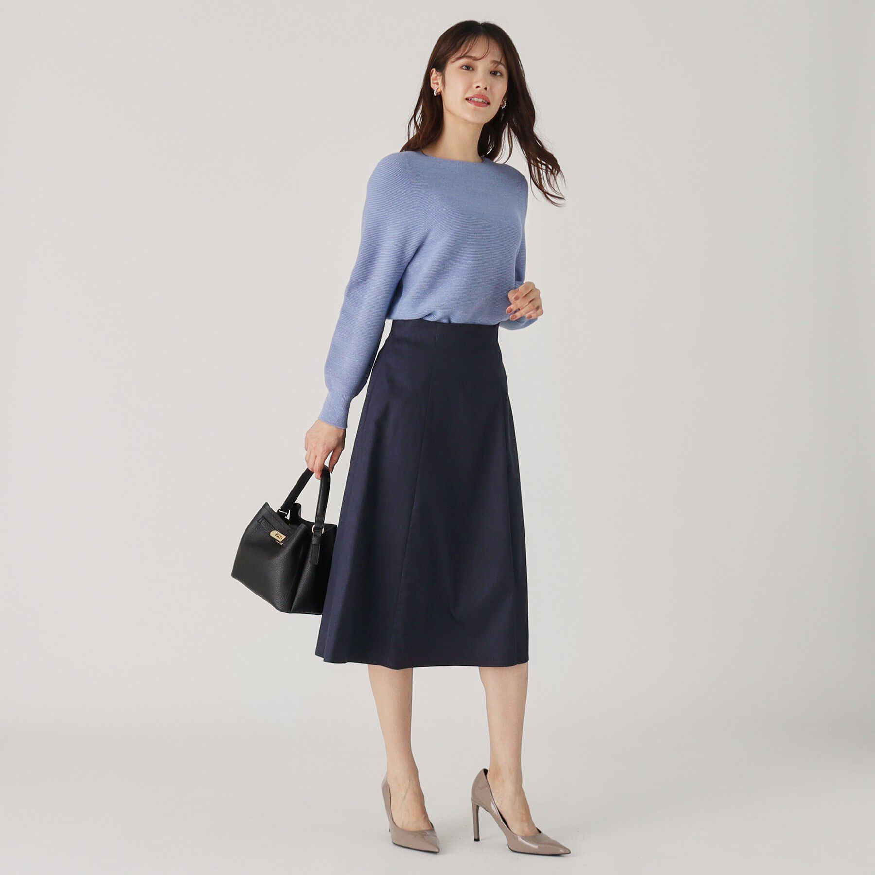 COUP DE CHANCE「【洗える／日本製】スェード調フレアースカート」|スカート|