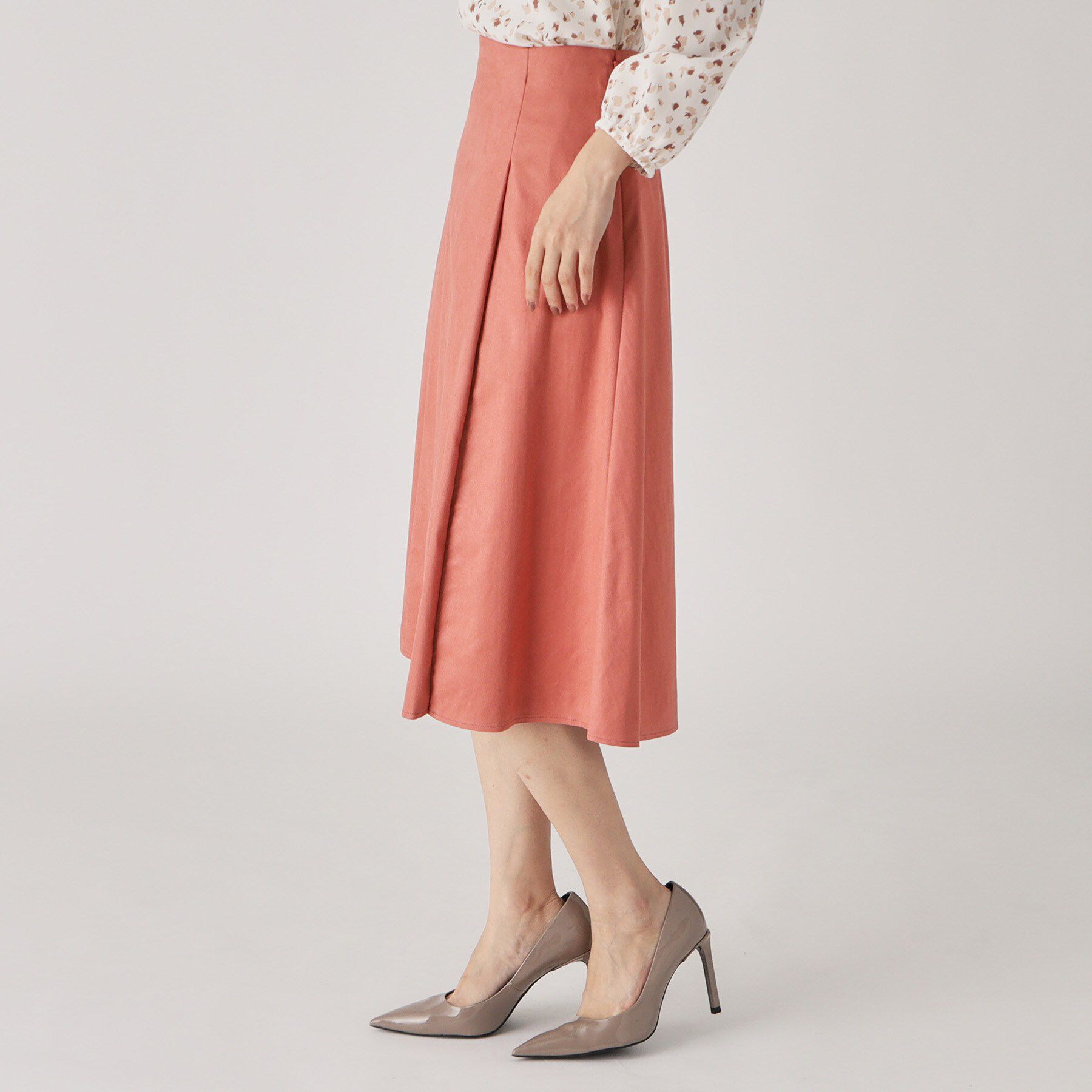 COUP DE CHANCE「【洗える／日本製】スェード調フレアースカート」|スカート|