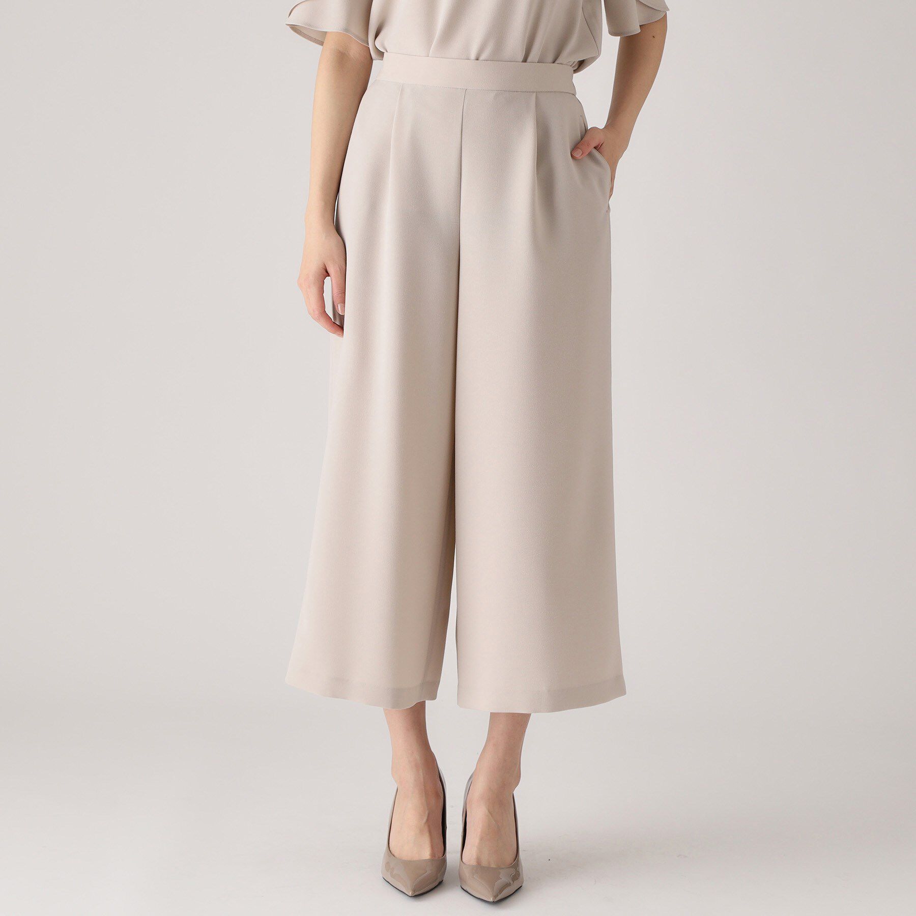 COUP DE CHANCE「【洗える／ウエストゴム】ストレートワイドパンツ」|その他|