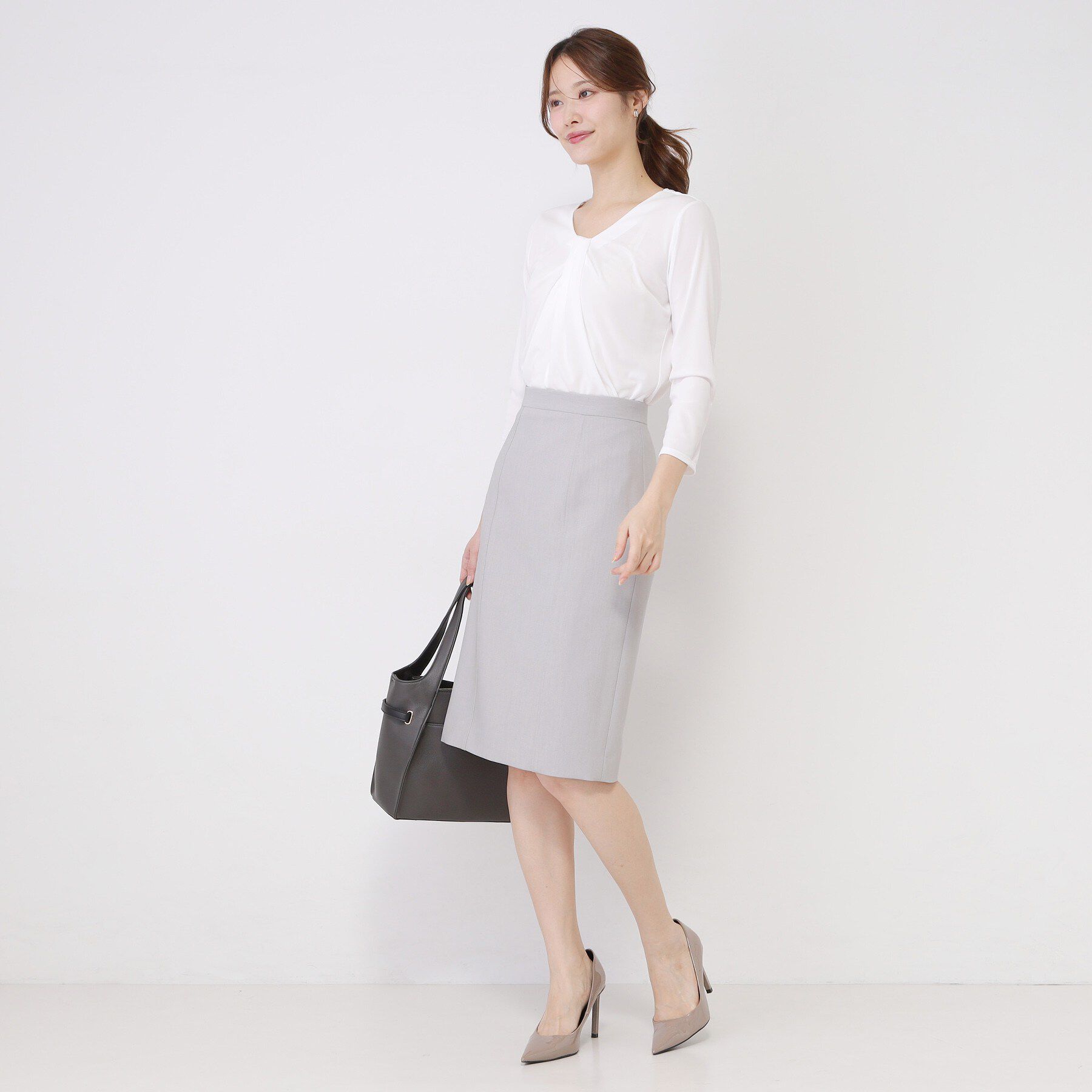 COUP DE CHANCE「【手洗い可／日本製／スーツ可】タイトシルエットスカート」|スカート|