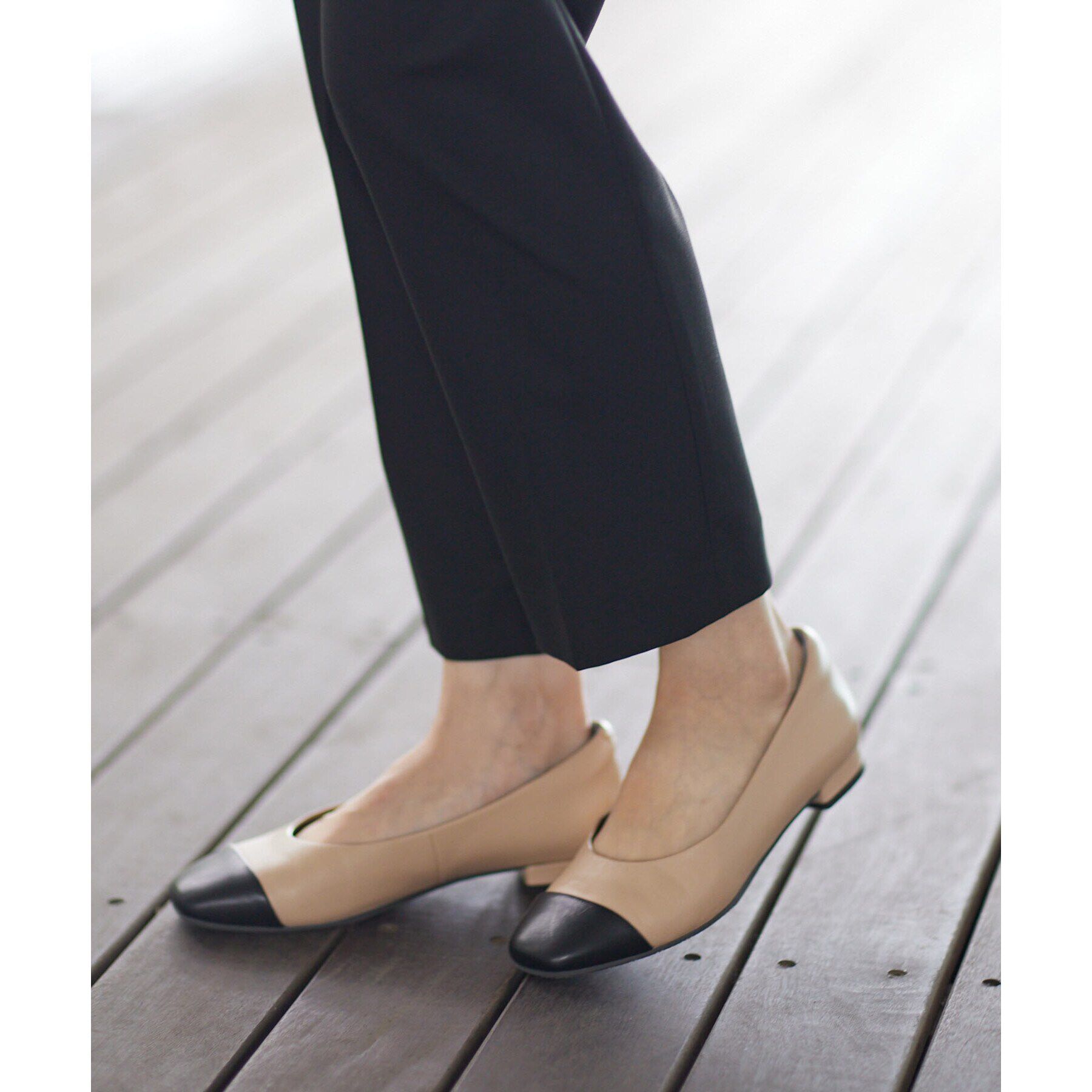 Reflect「【シリーズ累計89400足販売！至福の履き心地／通勤・お出かけに大活躍】2024秋冬 やみつきフラッ」|その他|ベージュ(552)