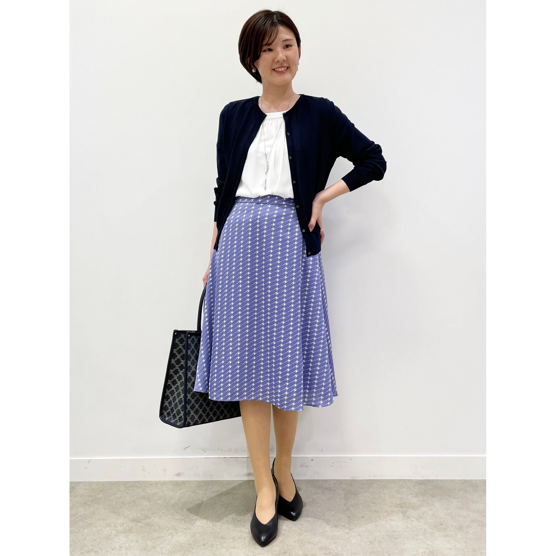 Reflect「【WEB限定カラーあり／マシンウォッシュ可／セットアップ可能】プリントフレアスカート」|スカート|