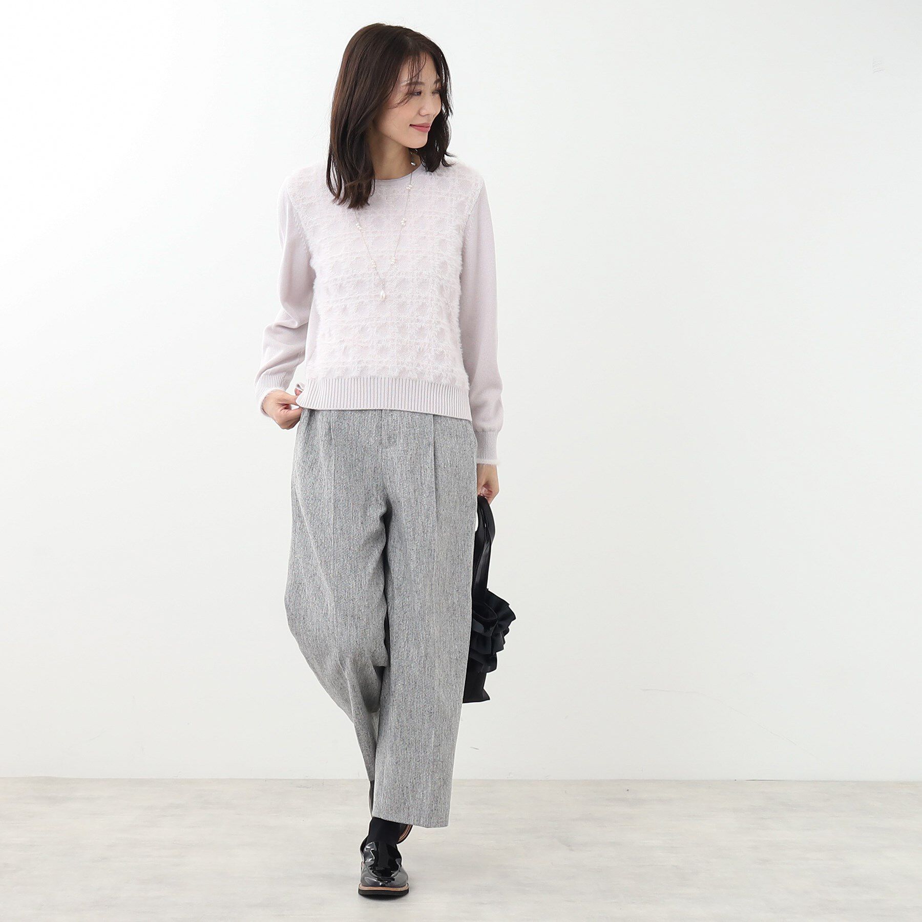 Reflect「【WEB限定カラーあり／手洗い可】フェザーヤーンニット」|ニット・セーター|