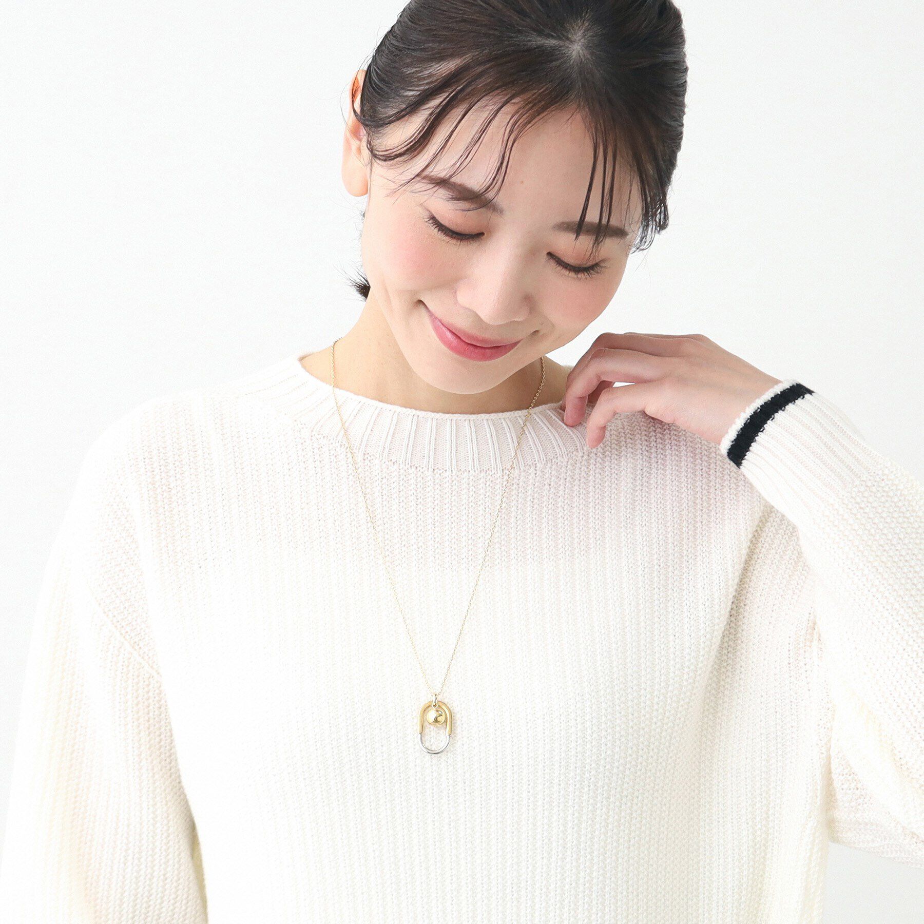 Reflect「【夏SALE】オーバルパール調ネックレス」|ネックレス|