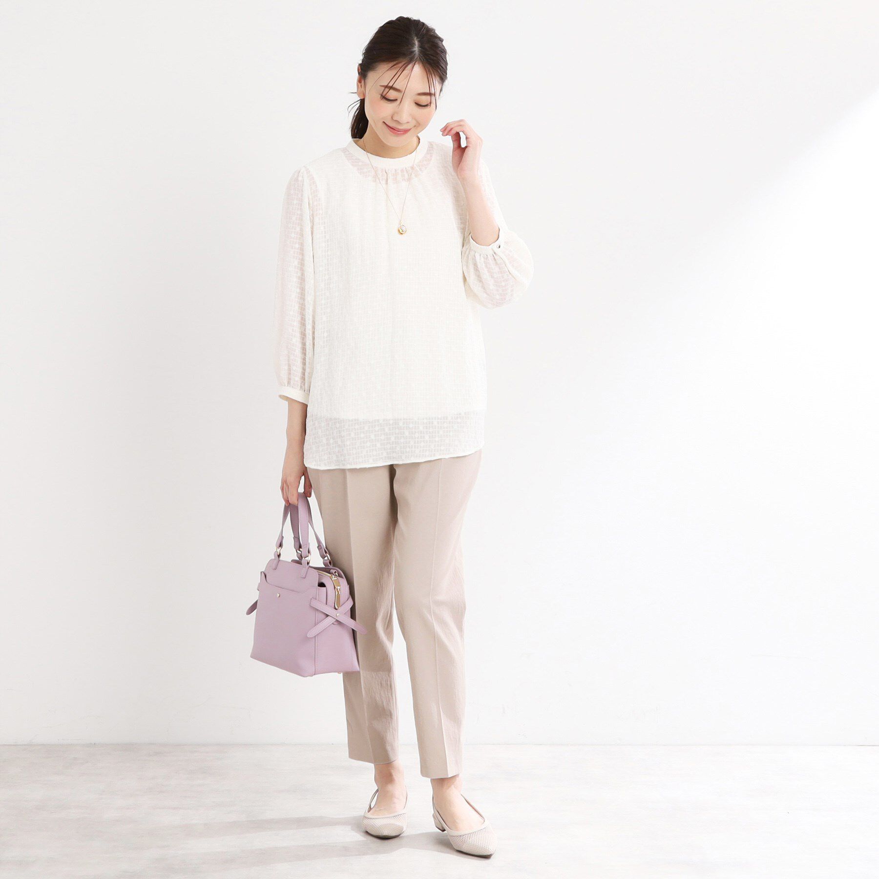 Reflect「【マシンウォッシュ可】リラクシーセンタープレスパンツ」|その他|