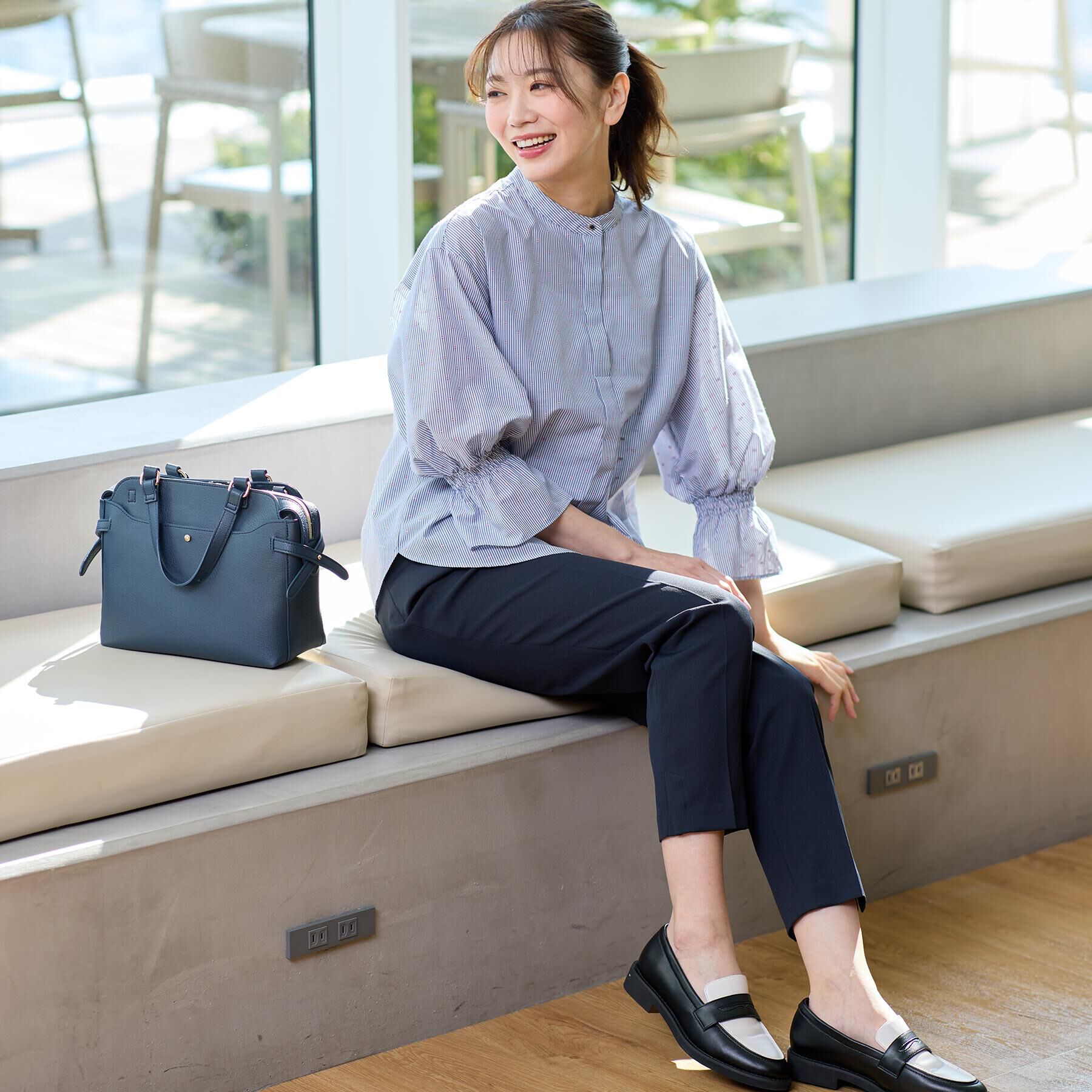 Reflect「【洗える】キャンディースリーブブラウス」|シャツ・ブラウス|