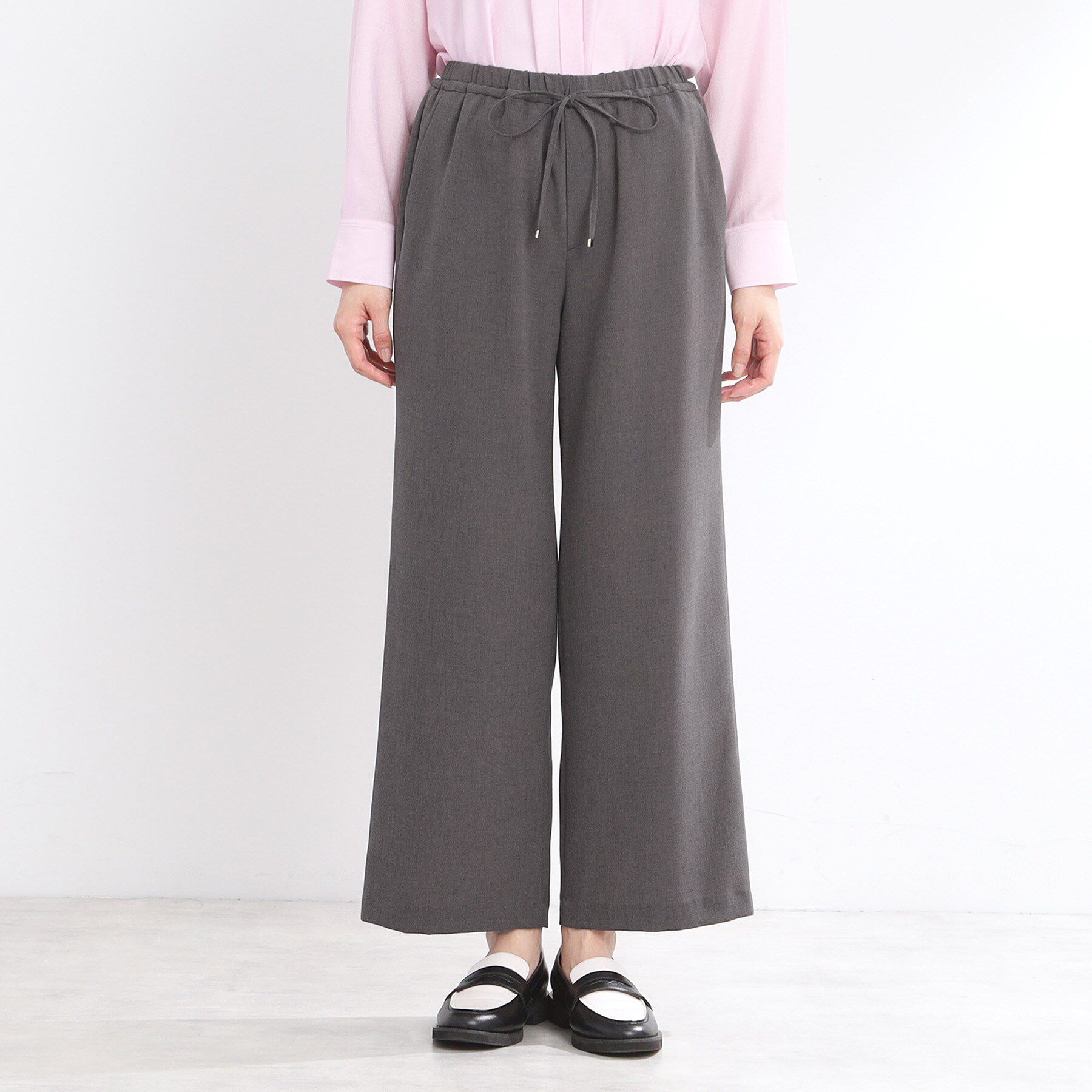 Reflect「【マシンウォッシュ可／ウエスト総ゴム】すっきり見えワイドシルエットパンツ」|その他|