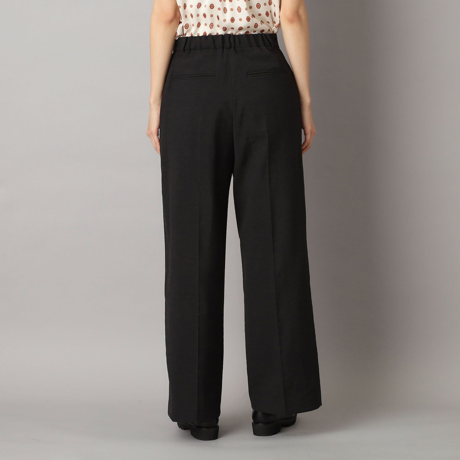 DRESSTERIOR「【洗える/吸水速乾/接触冷感/UVカット】リネンミックスストレッチワイドパンツ」|その他|