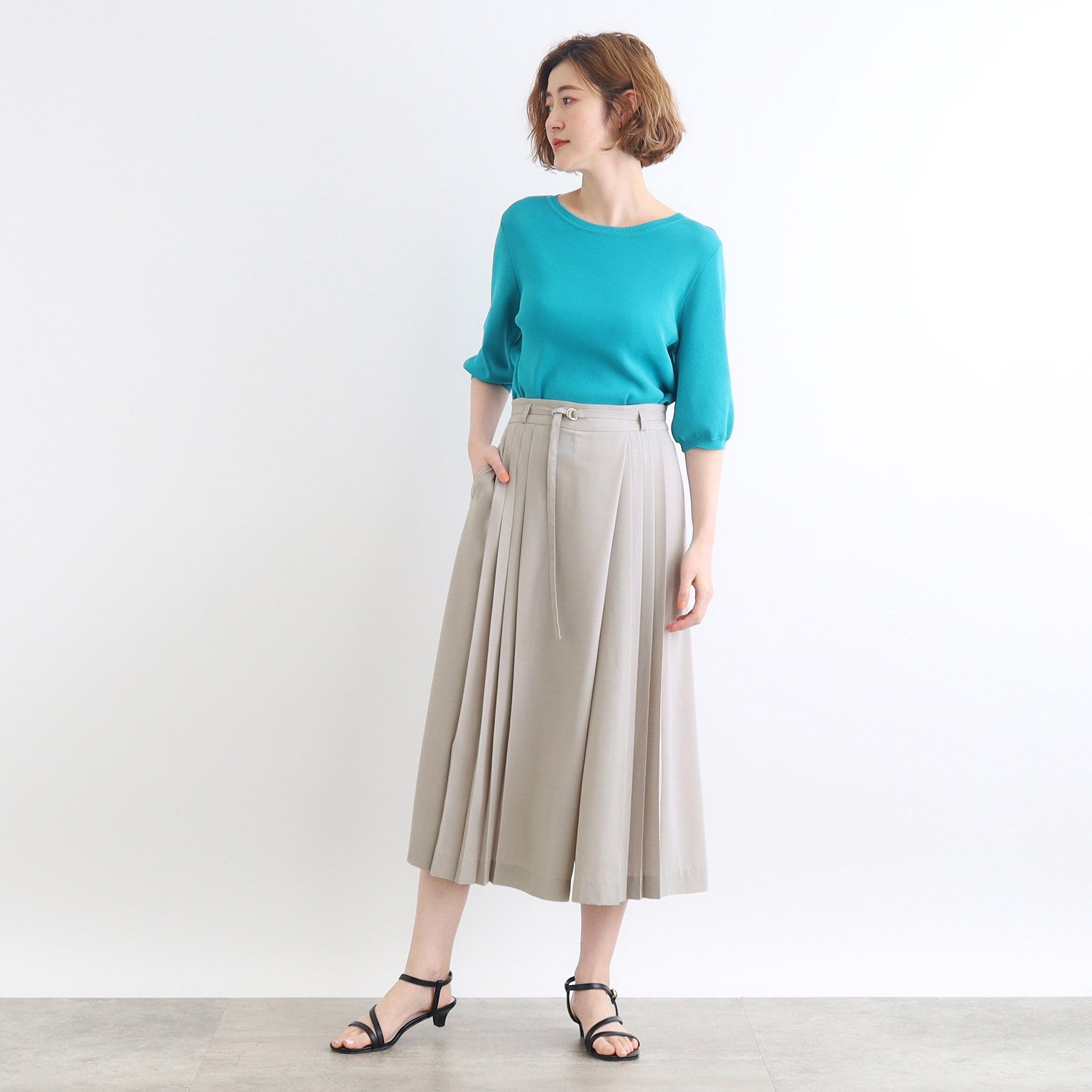 grove「スカート見えプリーツパンツ」|その他|