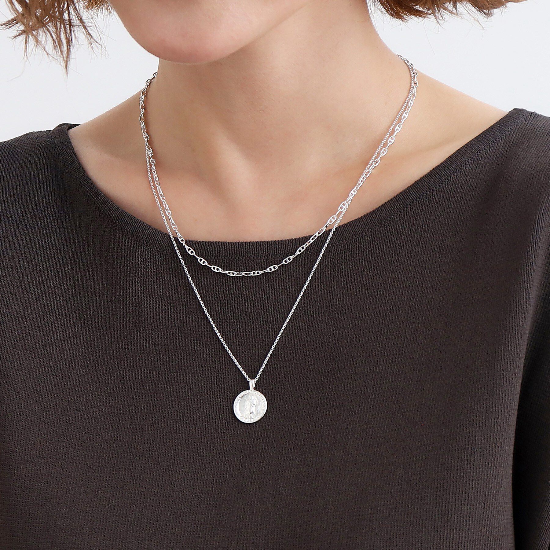 grove「◆コインチェーンネックレス【2本セット】」|ネックレス|
