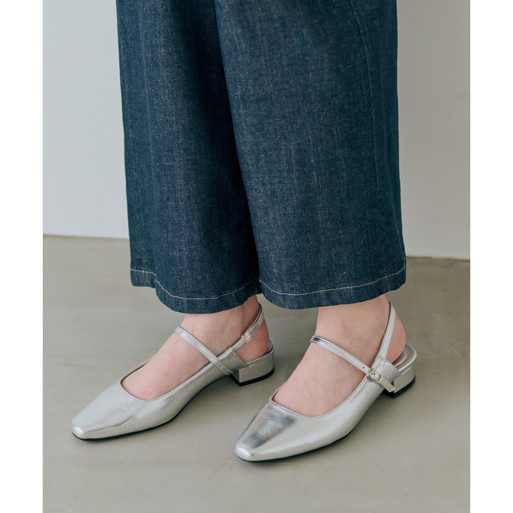 grove「メリージェーンパンプス」|パンプス|シルバー(006)